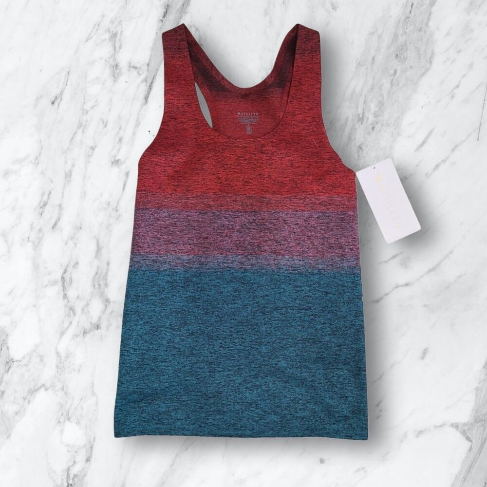 Athleta Relay Gradient Ombre Tank Top NWT Size Small - Picture 11 of 11